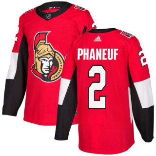 Youth Ottawa Senators #2 Dion Phaneuf Red Home Authentic Stitched NHL Jersey