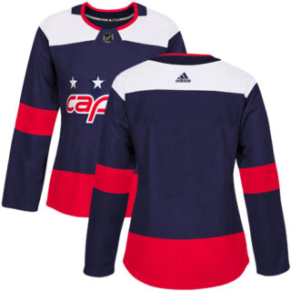 Women's Washington Capitals Blank Navy Authentic 2018 Stadium Series Stitched NHL Jersey