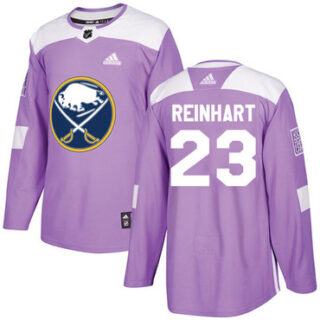 Youth Buffalo Sabres #23 Sam Reinhart Purple Authentic Fights Cancer Stitched NHL Jersey
