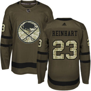 Youth Buffalo Sabres #23 Sam Reinhart Green Salute to Service Stitched NHL Jersey