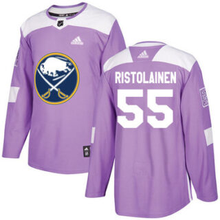 Youth Buffalo Sabres #55 Rasmus Ristolainen Purple Authentic Fights Cancer Stitched NHL Jersey