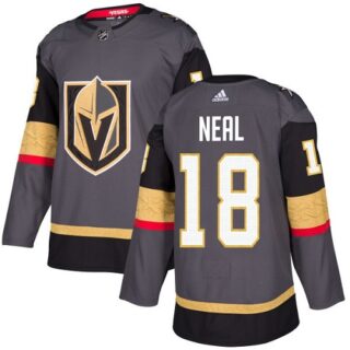 Youth Vegas Golden Knights #18 James Neal Grey Home Authentic Stitched NHL Jersey