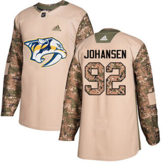 Youth Nashville Predators #92 Ryan Johansen Camo Authentic 2017 Veterans Day Stitched NHL Jersey