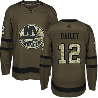 Youth New York Islanders #12 Josh Bailey Green Salute to Service Stitched NHL Jersey