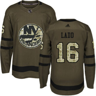 Youth New York Islanders #16 Andrew Ladd Green Salute to Service Stitched NHL Jersey