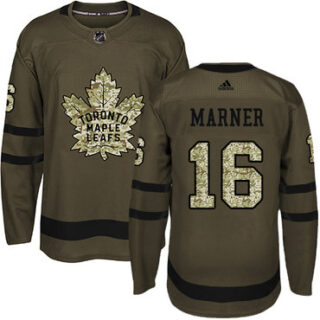 Youth Toronto Maple Leafs #16 Mitchell Marner Green Salute to Service Stitched NHL Jersey