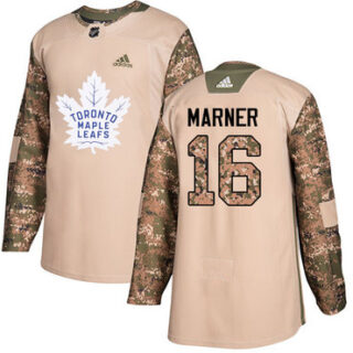 Youth Toronto Maple Leafs #16 Mitchell Marner Camo Authentic 2017 Veterans Day Stitched NHL Jersey