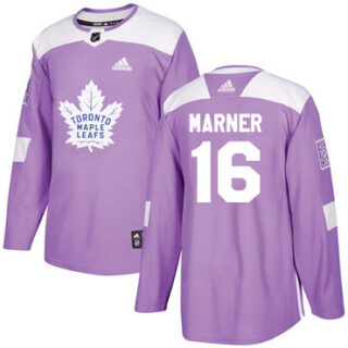 Youth Toronto Maple Leafs #16 Mitchell Marner Purple Authentic Fights Cancer Stitched NHL Jersey