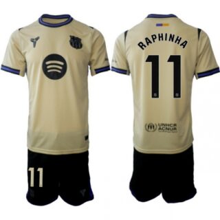 Men FC Barcelona 2026 Soccer Jerseys Beige #11 RAPHINHA