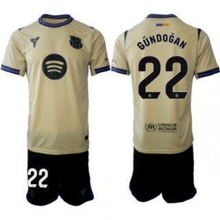 Men FC Barcelona 2026 Soccer Jerseys Beige #22 GUNDOGAN