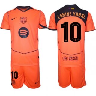 Men FC Barcelona 2026 Soccer Jerseys Orange #10 LAMINE YAMAL