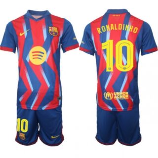 Men FC Barcelona 2026 Soccer Jerseys RedBlue #10 RONALDINHO