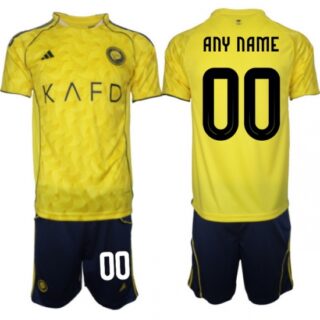 Men Al Nassr 2026 Soccer Jerseys Yellow Custom