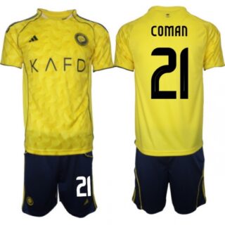 Men Al Nassr 2026 Soccer Jerseys Yellow #21 COMAN