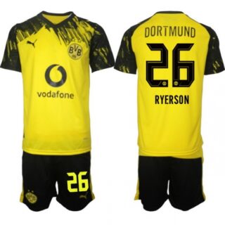 Men Borussia Dortmund 2026 Soccer Jerseys Yellow #26 RYERSON