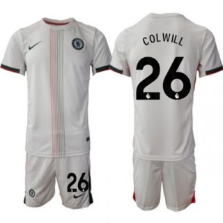 Men Chelsea 2026 Soccer Jerseys White #26 COLWILL