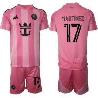 Men Inter Miami CF 2026 Soccer Jerseys Pink #17 MARTINEZ
