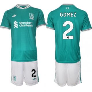 Men Liverpool 2026 Soccer Jerseys Teal #2 GOMEZ