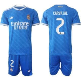 Men Real Madrid 2026 Soccer Jerseys Blue #2 CARVAJAL