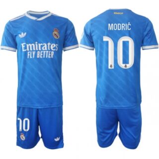 Men Real Madrid 2026 Soccer Jerseys Blue #10 MODRIC