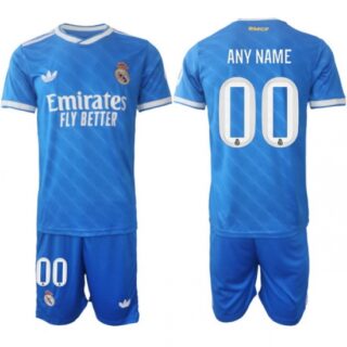 Men Real Madrid 2026 Soccer Jerseys Blue Custom