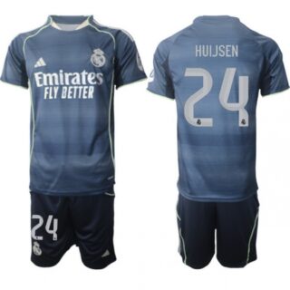 Men Real Madrid 2026 Soccer Jerseys DarkBlue #24 HUIJSEN