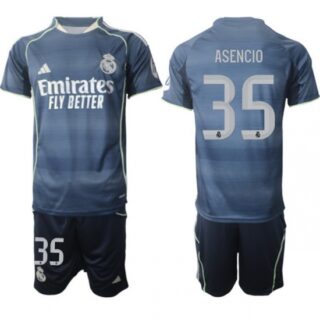 Men Real Madrid 2026 Soccer Jerseys DarkBlue #35 ASENCIO