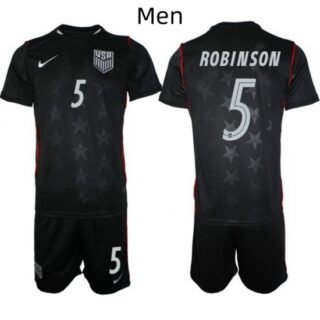 USA FIFA World Cup 2026 Navy Blue Soccer Jersey Antonee Robinson #5