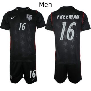 USA FIFA World Cup 2026 Navy Blue Soccer Jersey Alex Freeman #16