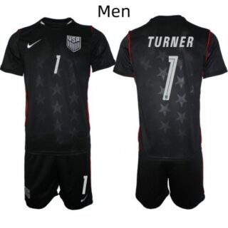 USA FIFA World Cup 2026 Navy Blue Soccer Jersey Matt Turner #1