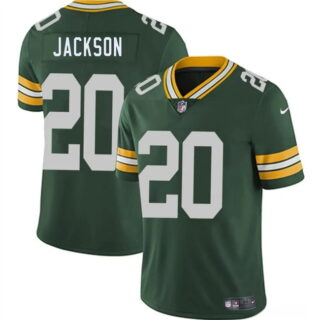 Men's Green Bay Packers #20 Domani Jackson Green 2026 Draft Vapor Untouchable Limited Stitched Football Jersey