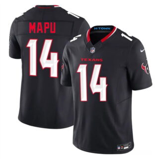 Men's Houston Texans #14 Marte Mapu Navy 2nd Alternate 2026 F.U.S.E. Vapor Limited Stitched Football Jersey