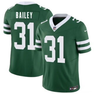 Men's New York Jets #31 David Bailey Green 2026 Draft F.U.S.E. Vapor Untouchable Limited Stitched Jersey