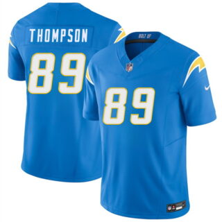 Men's Los Angeles Chargers #89 Brenen Thompson Blue 2026 F.U.S.E. Vapor Limited Stitched Football Jersey