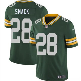 Men's Green Bay Packers #28 Trey Smack Green 2026 Draft Vapor Untouchable Limited Stitched Football Jersey