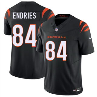Men's Cincinnati Bengals #84 Jack Endries Black 2026 Draft F.U.S.E. Vapor Untouchable Limited Stitched Football Jersey