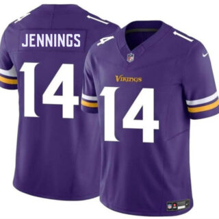 Men's Minnesota Vikings #14 Jauan Jennings Purple 2026 F.U.S.E. Vapor Untouchable Limited Stitched Jersey
