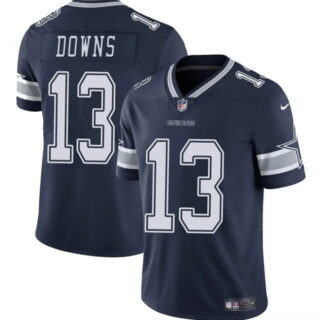 Men's Dallas Cowboys #13 Caleb Downs Navy 2026 Draft Vapor Untouchable Limited Stitched Football Jersey