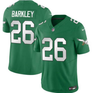 Youth Philadelphia Eagles #26 Saquon Barkley Kelly Green Vapor Untouchable Limited Stitched Football Jersey