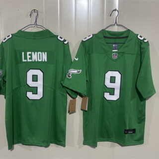 Men's Philadelphia Eagles #9 Makai Lemon Kelly Green 2026 Draft Vapor Untouchable Limited Throwback Stitched Football Jersey