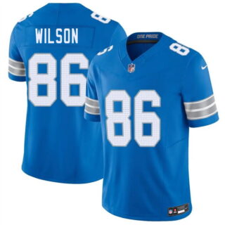 Men's Detroit Lions #86 Cedrick Wilson Blue 2026 F.U.S.E. Vapor Limited Stitched Jersey