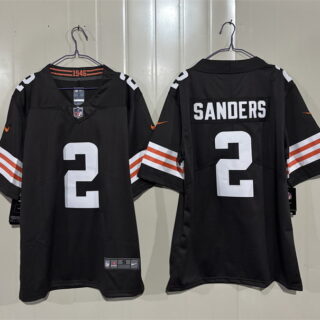 Men's Cleveland Browns #2 Shedeur Sanders Brown 2026 Vapor Limited Stitched Football Jersey