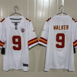 Men's Kansas City Chiefs #9 Kenneth Walker III White 2026 Vapor Untouchable Limited Stitched Football Jersey