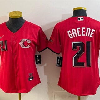 Youth Cincinnati Reds #21 Hunter Greene Red 2026 City Connect Stadium Stitched Baseball Jersey