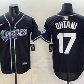 Men's Los Angeles Dodgers #17 Shohei Ohtani B2B Champs 2026 Black Out Style Vapor Limited Stitched Baseball Jersey