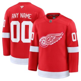 Custom Men's Detroit Red Wings Red Home NHL Jersey