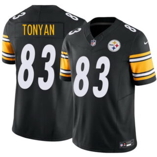 Men's Pittsburgh Steelers #83 Robert Tonyan Black 2026 F.U.S.E. Vapor Limited Stitched Football Jersey