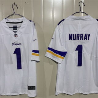Men's Minnesota Vikings #1 Kyler Murray White 2026 Vapor Untouchable Limited Stitched Jersey
