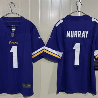 Men's Minnesota Vikings #1 Kyler Murray Purple 2026 Vapor Untouchable Limited Stitched Jersey