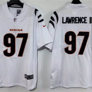Men's Cincinnati Bengals #97 Dexter Lawrence II White 2026 Vapor Untouchable Limited Stitched Football Jersey